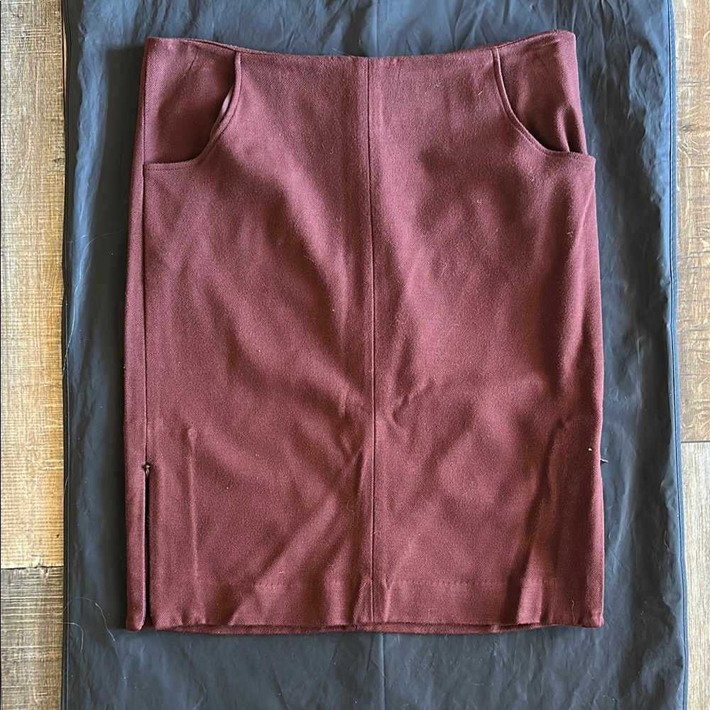 Cabi Elegant Brown Pencil Skirt